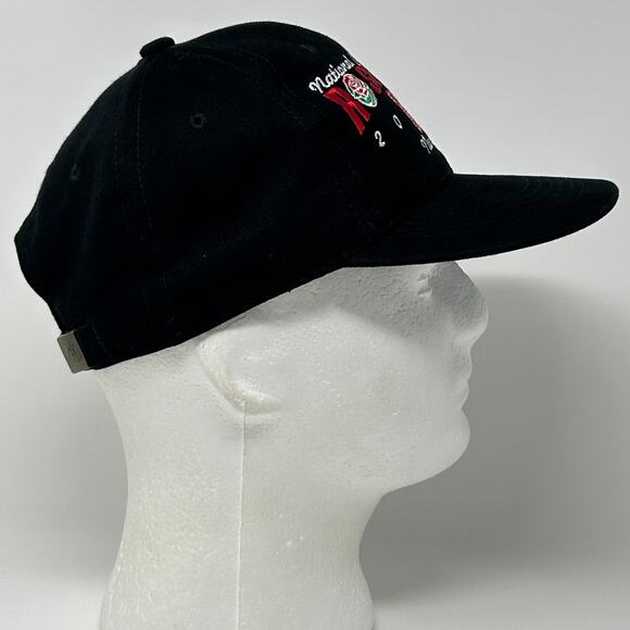 Vintage Y2Ks Nebraska Cornhuskers 2002 Rose Bowl Hat Cap Black Huskers Snapback - Picture 7 of 9